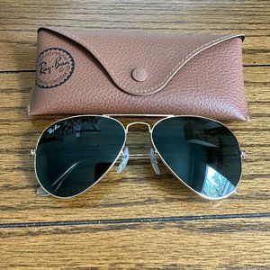 Ray-Ban RB3025 Aviator Classic, Gold Size M